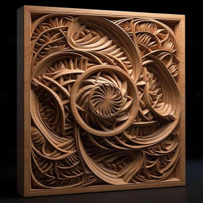 Patterns and decorations (stl Geometry E 1, PATTERN_2113) 3D models for cnc